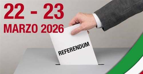 Referendum popolare confermativo dei giorni 22 e 23 marzo 2026.